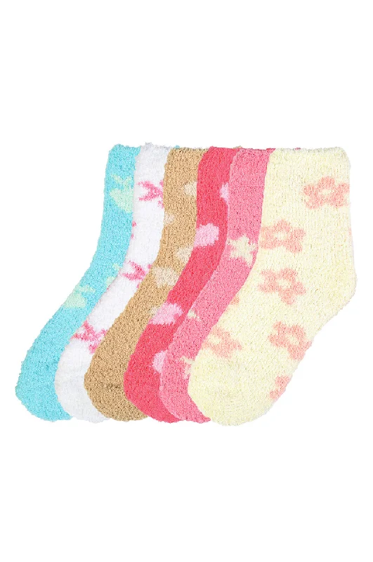 festive Easter socks for spring-MOPAS LADIES PLUSH SOFT SOCKS (30301_PATTERN)