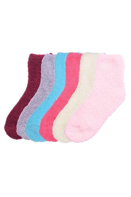 elegant sheer socks for heels-MOPAS LADIES PLUSH SOFT SOCKS (30301_PLAIN1)