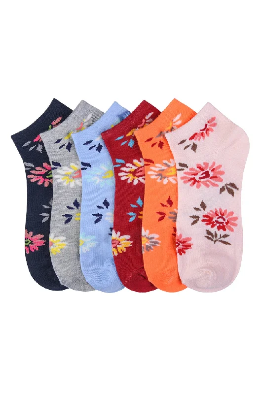 cozy cabin socks with patterns-MAMIA SPANDEX SOCKS (GENTLY)