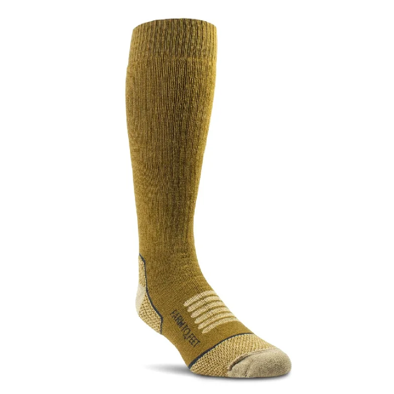 eco-friendly socks for minimalists-Farm to Feet Ely Full Cushion Hunting Socks