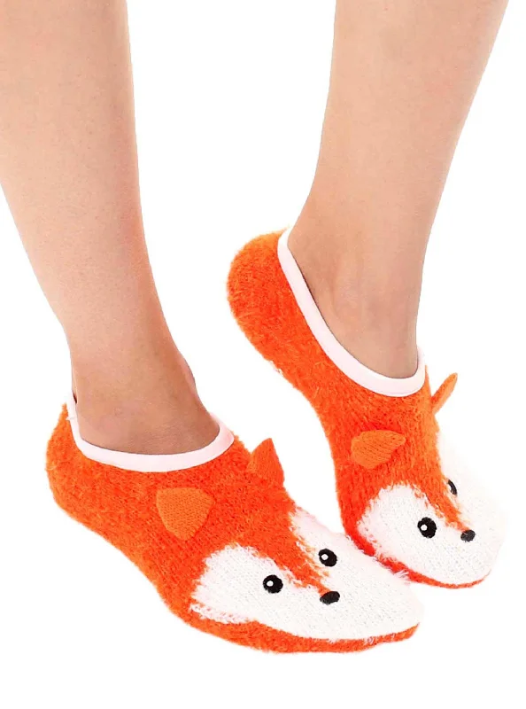 moisture-wicking socks for cycling-Sly Fox Fuzzy Slipper Socks