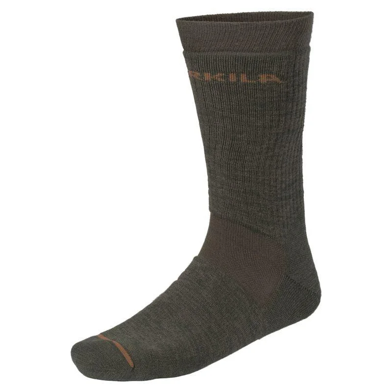 cushioned socks for dance practice-Harkila Pro Hunter Merino Technical Short Socks - Willow Green