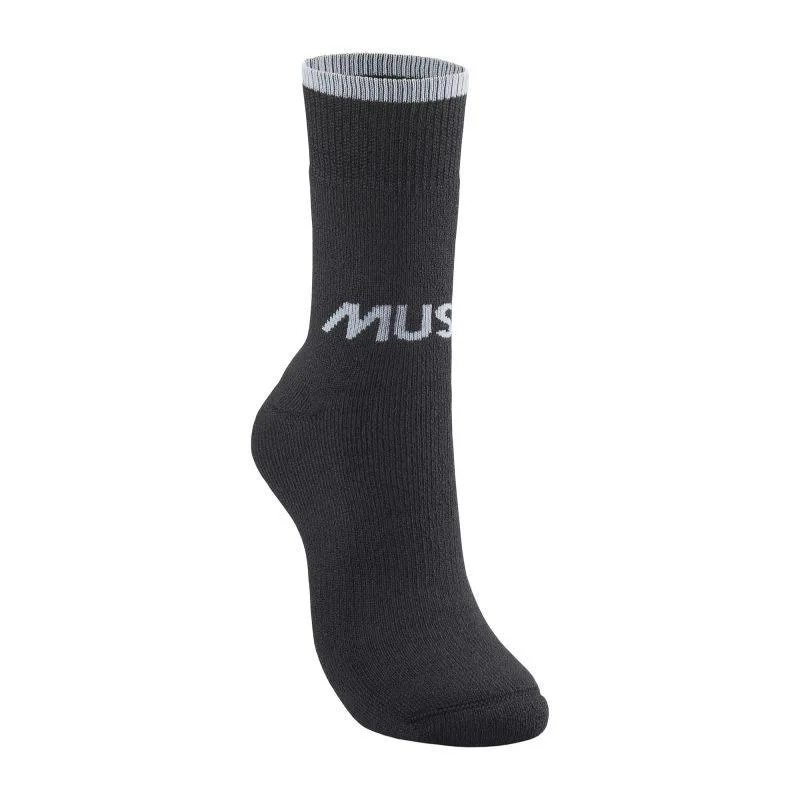 moisture-wicking socks for bootcamp-Musto Thermal Mens Short Socks - Black