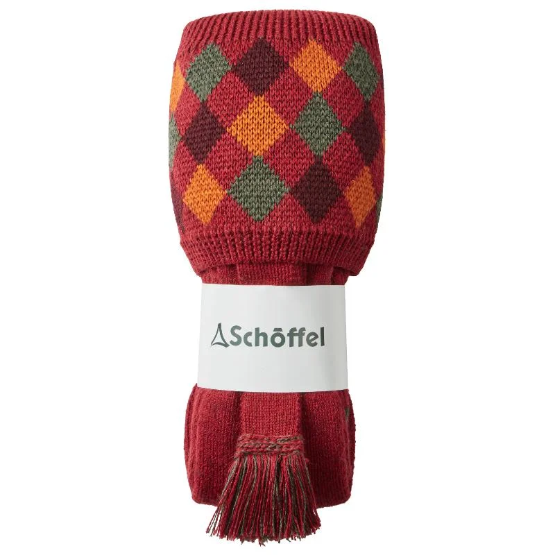 moisture-wicking socks for soccer-Schoffel Ptarmigan II Mens Merino Sock - Chilli