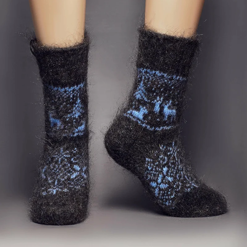 warm socks for polar expeditions-Siberia Spirit Alpine Night Crew Socks