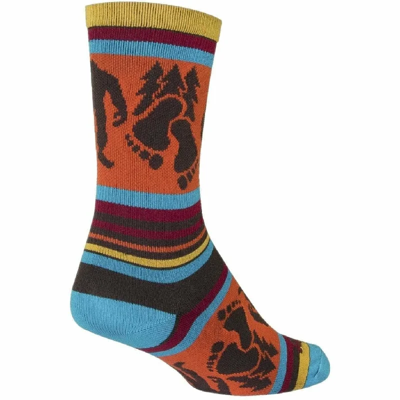 thick knit socks for snow days-SockGuy Big Footin Performance Crew Socks