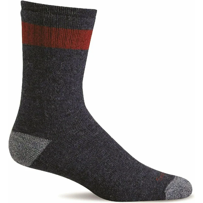 eco-conscious socks with recycled yarn-Sockwell Mens Essentials Rover Crew Socks