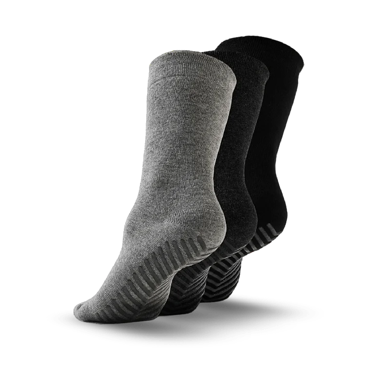 elegant sheer socks for heels-Test Crew Mixed Grays 3-Pack