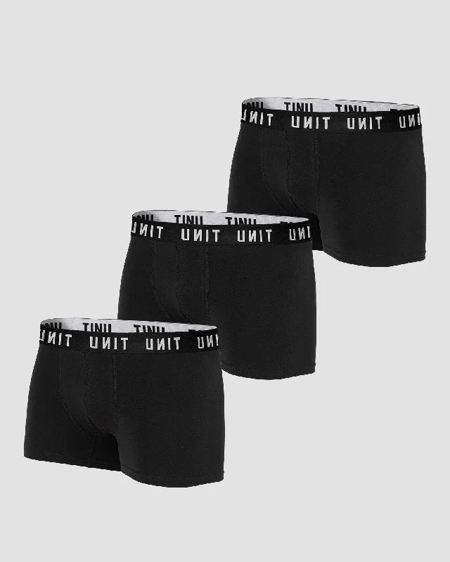 supportive socks for long runs-UNIT Boxer Brief Underwear - 3 Pack