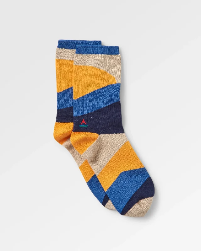 retro striped socks for vintage style-Vista Organic Socks - Birch