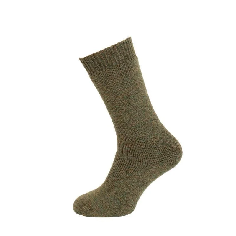 warm socks for polar expeditions-William Powell Cushioned Wool Boot Socks - Calf High