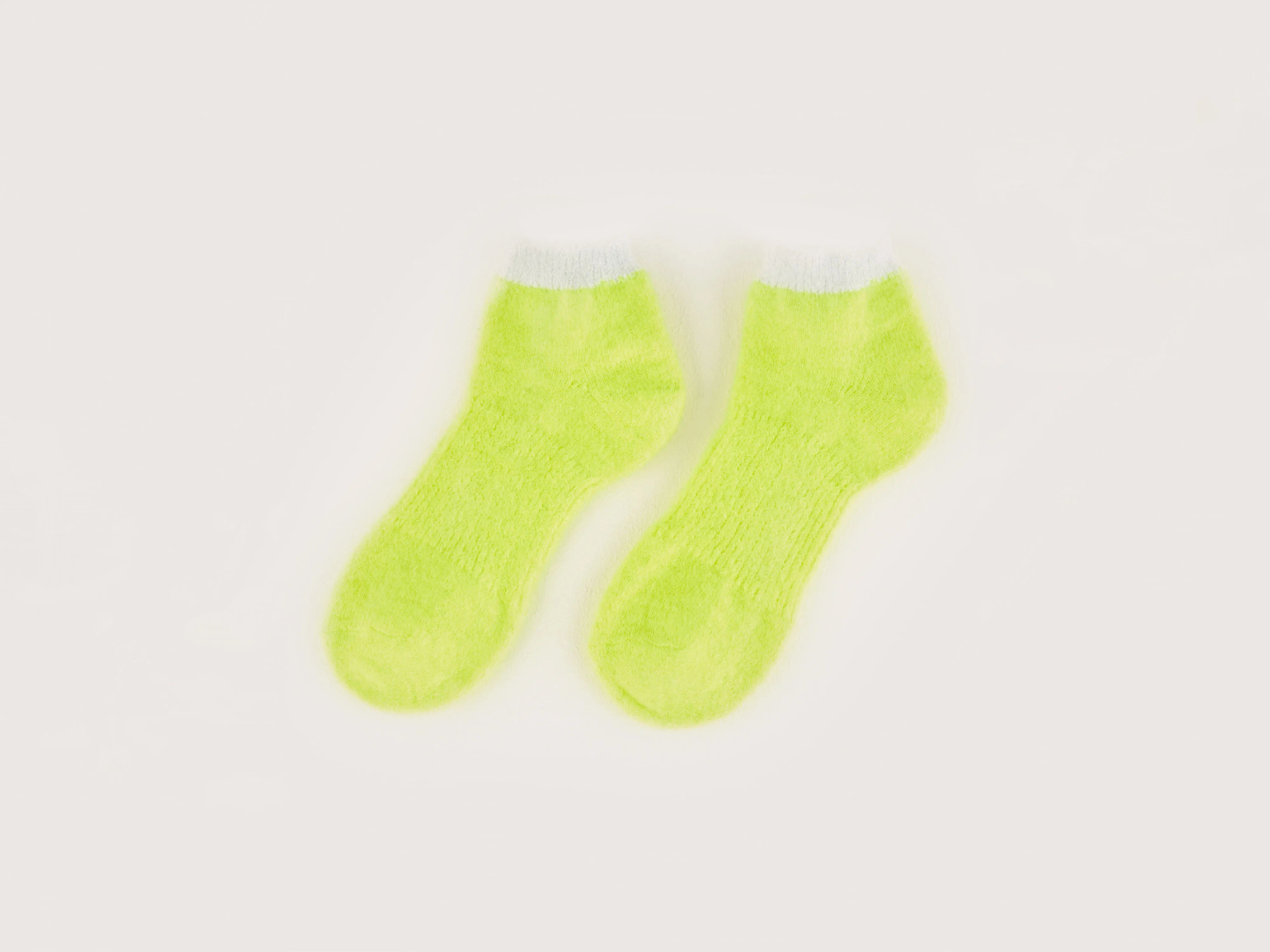 trendy metallic socks for parties-Farno ankle socks (242 / W / FLUO)