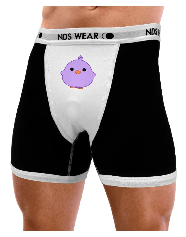 festive St. Patrick’s Day boxers-Cute Little Chick - Purple Mens Boxer Brief Underwear by TooLoud