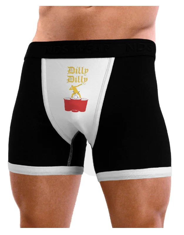 stretchy trunks for dance practice-Dilly Dilly Funny Beer Mens Boxer Brief Underwear by TooLoud