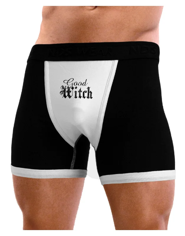 durable boxer briefs for rugged use-Good Witch - Halloween Distressed Mens Boxer Brief Underwear