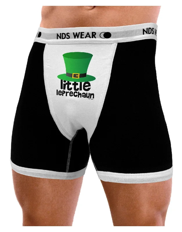 thick trunks for snow days-Little Leprechaun - St. Patrick‘s Day Mens NDS Wear Boxer Brief Underwear