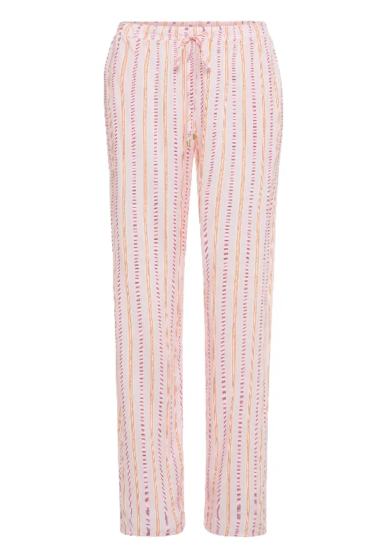 trendy pajamas with bold stripes-Sleep And Lounge Woven Long Pant | Jolly Stripe 77617-2917