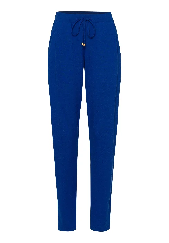 soft cotton pajamas for movie nights-Sleep And Lounge Knit Long Pant | Deep Indigo 77880-1653