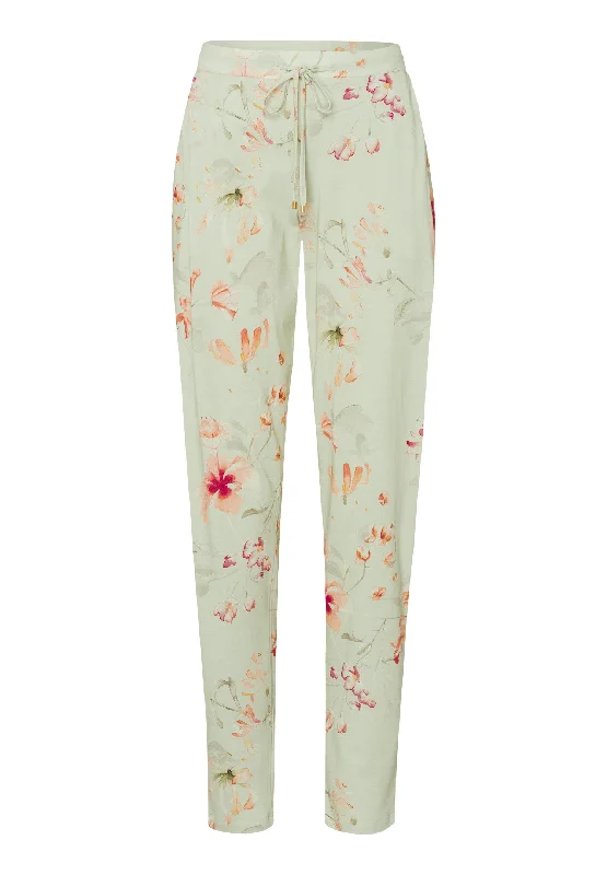 festive Easter pajama pants-Sleep And Lounge Knit Pants Print | Aquarelle Garden 77882-1260