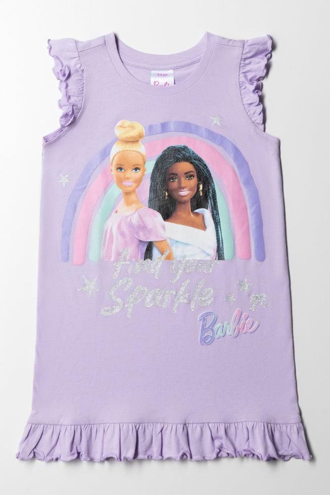 anti-sweat pajamas for hot nights-Barbie Sleepshirt Lilac