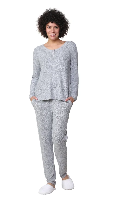 durable pajama sets for long use-The Comfort Collection Snap PJ Set