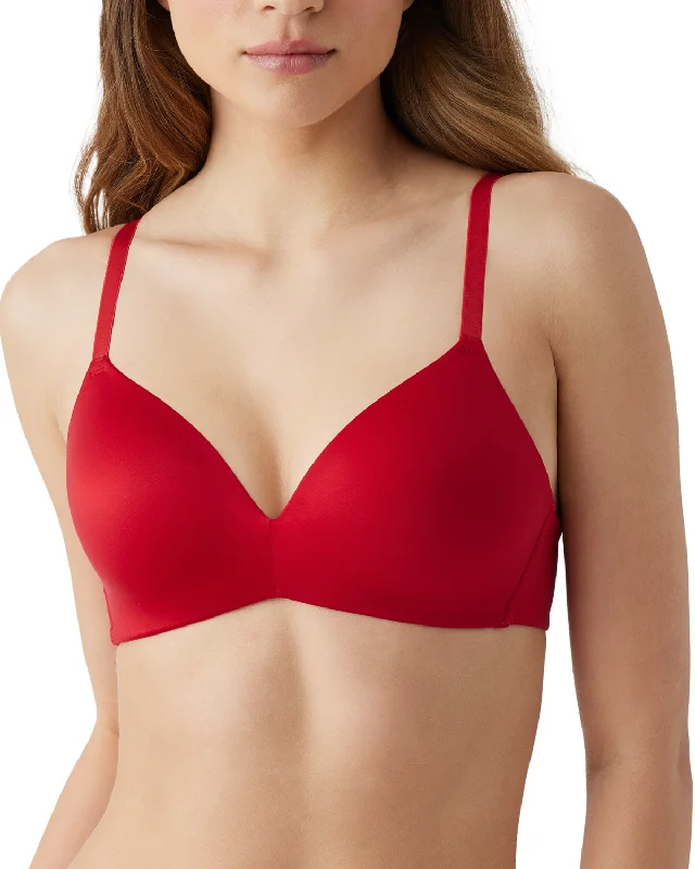 premium silk panties for softness-B. Tempt'd By Wacoal Future Foundation Wire free T-Shirt Bra (More colors available) - 956281 - Haute Red