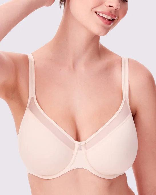 warm underwear for snowy days-Bali One Smooth U® Ultra Light Underwire Bra (More colors available) - 3439 - Light Beige