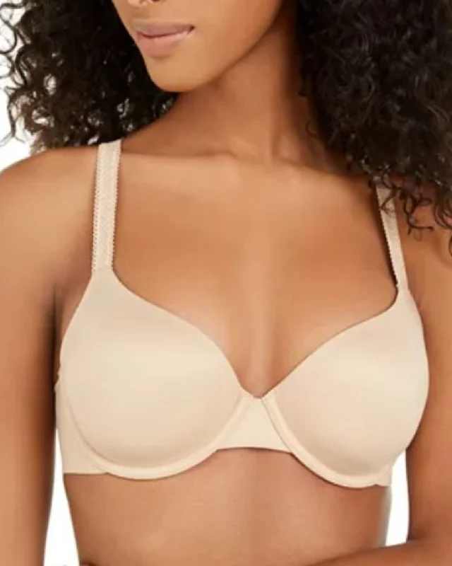 quick-dry panties for swimming-Calvin Klein Liquid Touch Lightly Lined Perfect Coverage Underwire T-Shirt Bra (More colors available) - Qf4082