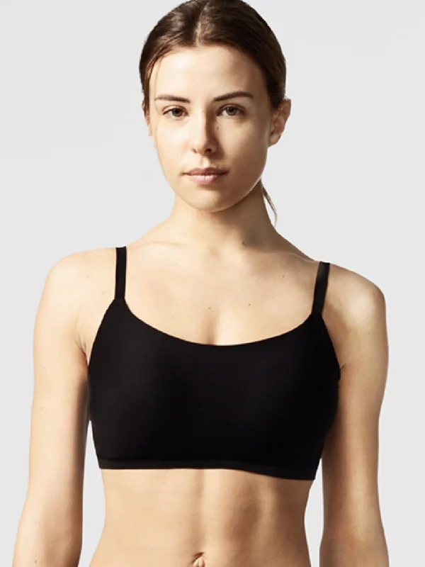 warm briefs for freezing weather-CHANTELLE 16A2 SOFTSTRETCH SCOOP PADDED BRALETTE