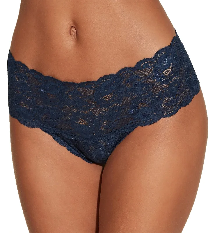 retro polka dot panties-Cosabella Never Say Never Comfie Thong (NEVER0343) - Navy Blue