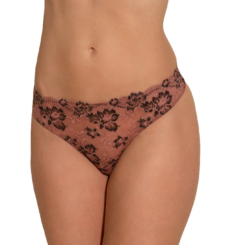 warm briefs for freezing weather-Cosabella Savona Low Rise Thong (SAVON0322) - Tunisia/Black