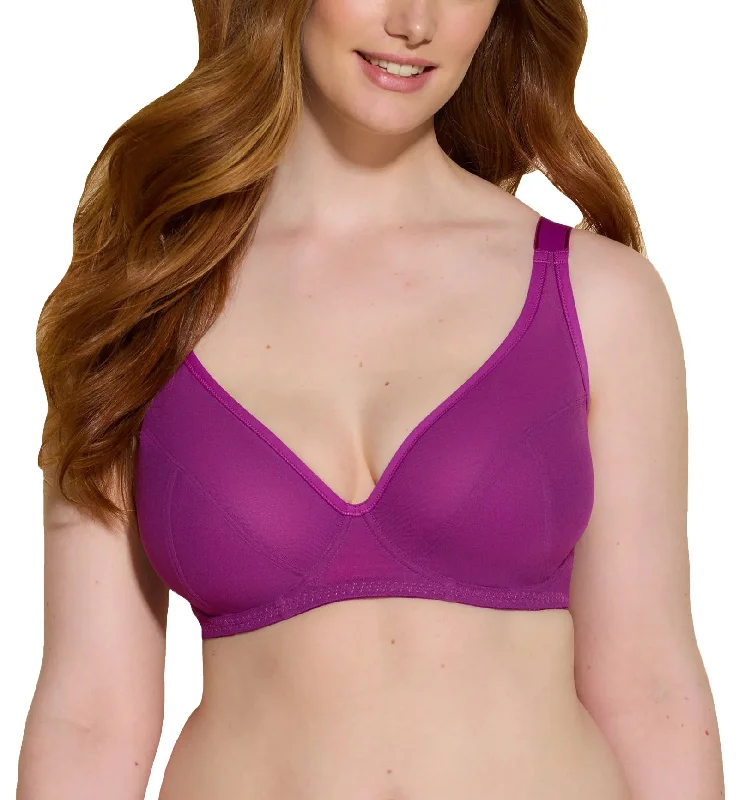 breathable cotton thong for summer-Cosabella Soire Confidence Side Support Underwire Bra (SOIRC1138) - Swiss Beet