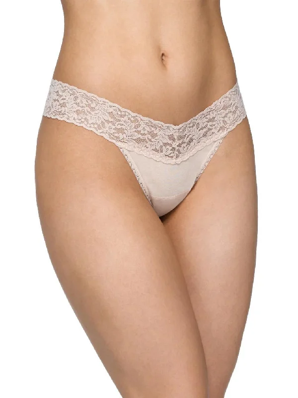 durable women’s briefs for travel-Cotton LR thong