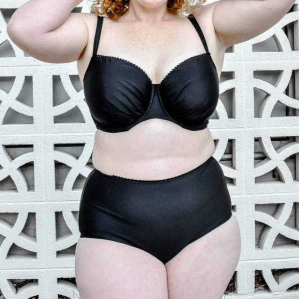 supportive thong for long shifts-Curvy Kate Jetty Balcony Bikini *Final Sale*