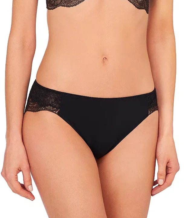 stylish lace briefs for date night-Double time bikini