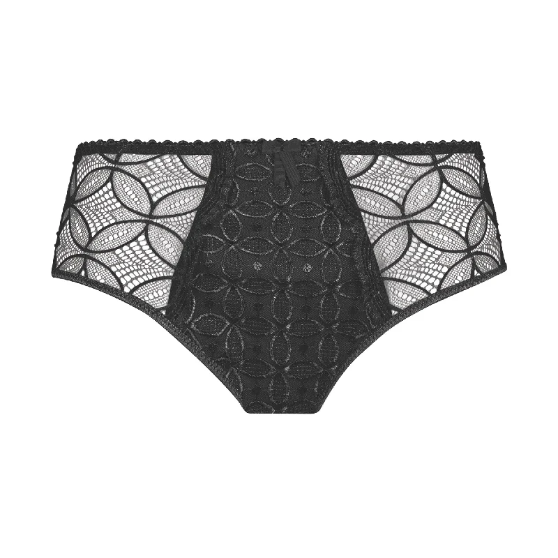 breathable linen underwear for summer-Empreinte Romy Embroidery Panty