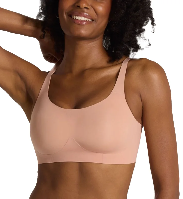 quirky panties with funny quotes-Evelyn & Bobbie STRUCTURED SCOOP Bralette (1801) - Himalayan Salt