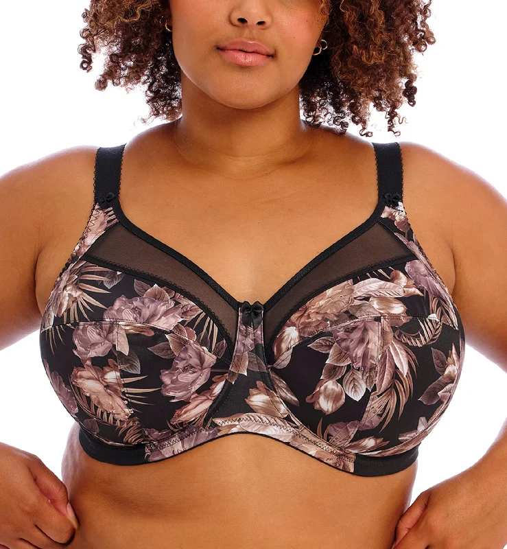 fun dinosaur print underwear-Goddess Kayla Support Underwire Bra (6162) - Dark Tropical