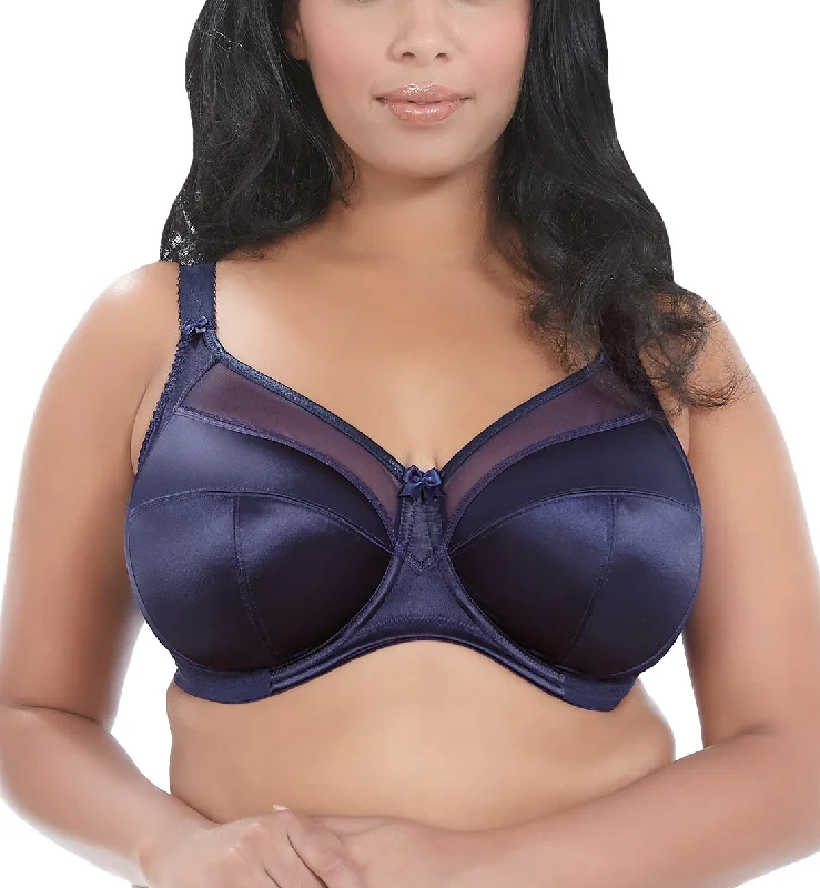 cozy underwear for postpartum care-Goddess Keira Support Underwire Bra (6090) - Ink