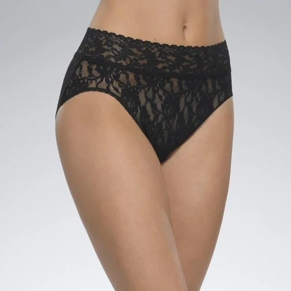 festive holiday panties for women-Hanky Panky Signature Lace French Brief