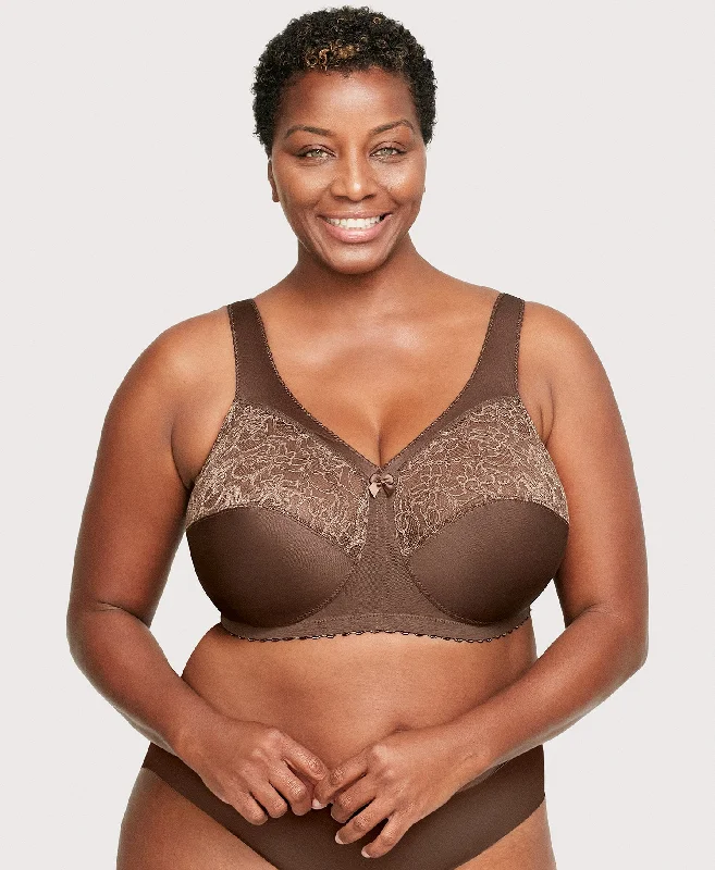 stylish panties with animal prints-MagicLift Original Support Bra Mocha