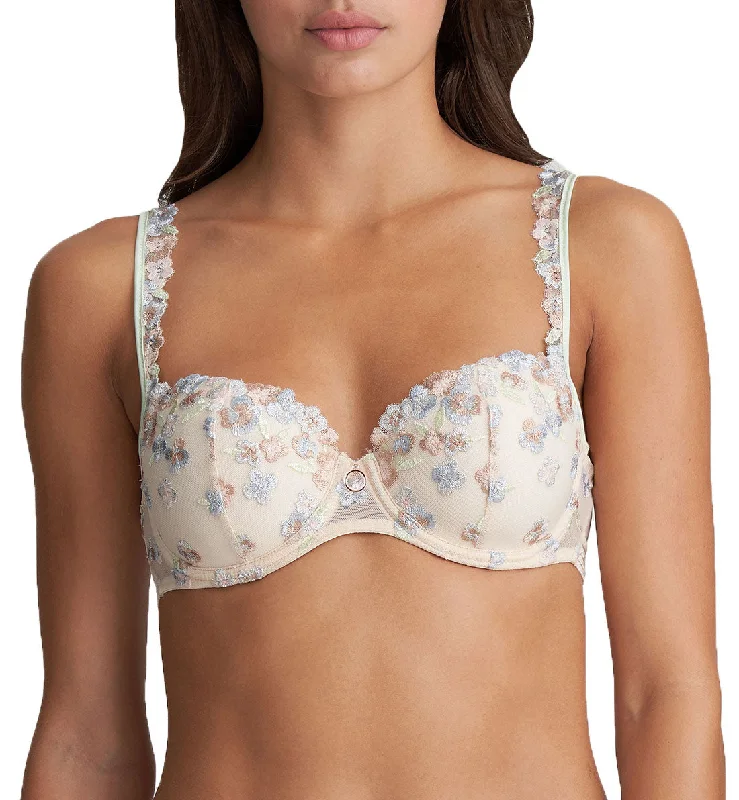 warm briefs for freezing weather-Marie Jo Nathy Padded Balcony Underwire Bra (0102489) - Pearled Ivory