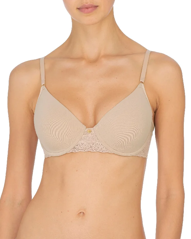 cozy cotton underwear for sleep-Natori Bliss Perfection T-Shirt Bra (More colors available) - 721154 - Cafe