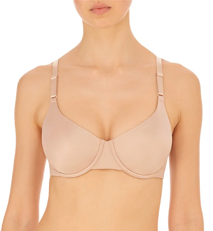 premium silk panties for softness-Natori Liquid Full Fit Contour Underwire Bra (731325) - Lt. Mocha