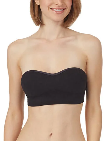 stretchy briefs for dance practice-On Gossamer Cabana Cotton Strapless Bandeau - G5312