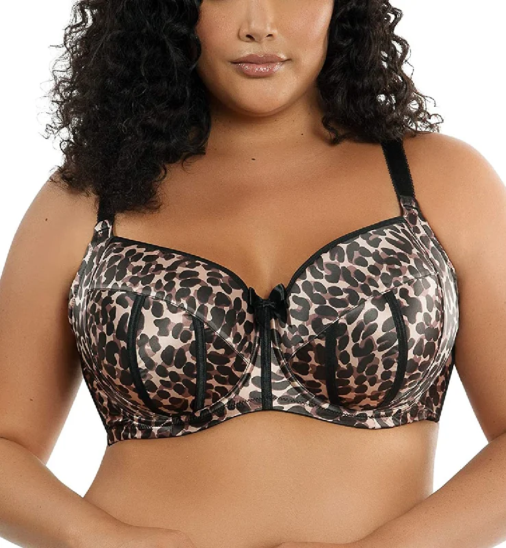 anti-sweat underwear for humidity-Parfait Charlotte Padded Underwire Bra (6901) - Leopard Brown