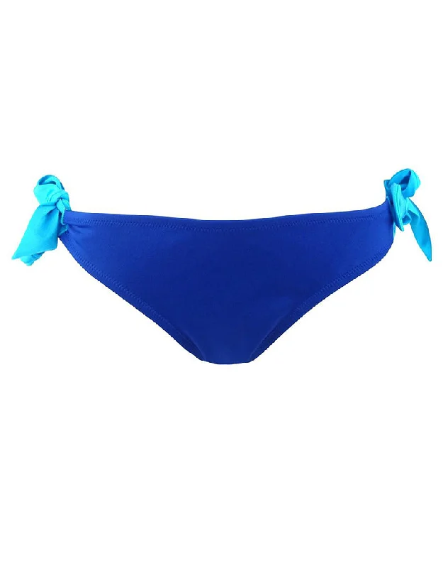 soft bamboo briefs for eco-Pour Moi Bahamas Tie Side Bikini Brief Blue/Aqua