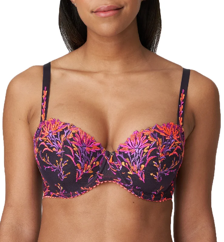 supportive panties for heavy flow-PrimaDonna Las Salinas Balcony Padded Underwire Bra (0263322) - Amethyst