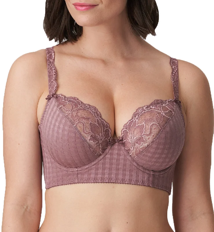 durable panties for outdoor trips-PrimaDonna Madison Plunge Longline Underwire Bra (0262126) - Satin Taupe