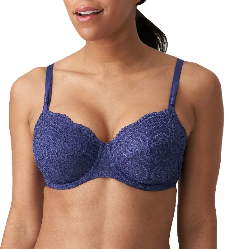 silky modal panties for softness-PrimaDonna Twist Petit Paris Full Cup Underwire Bra (0142140) - French Indigo